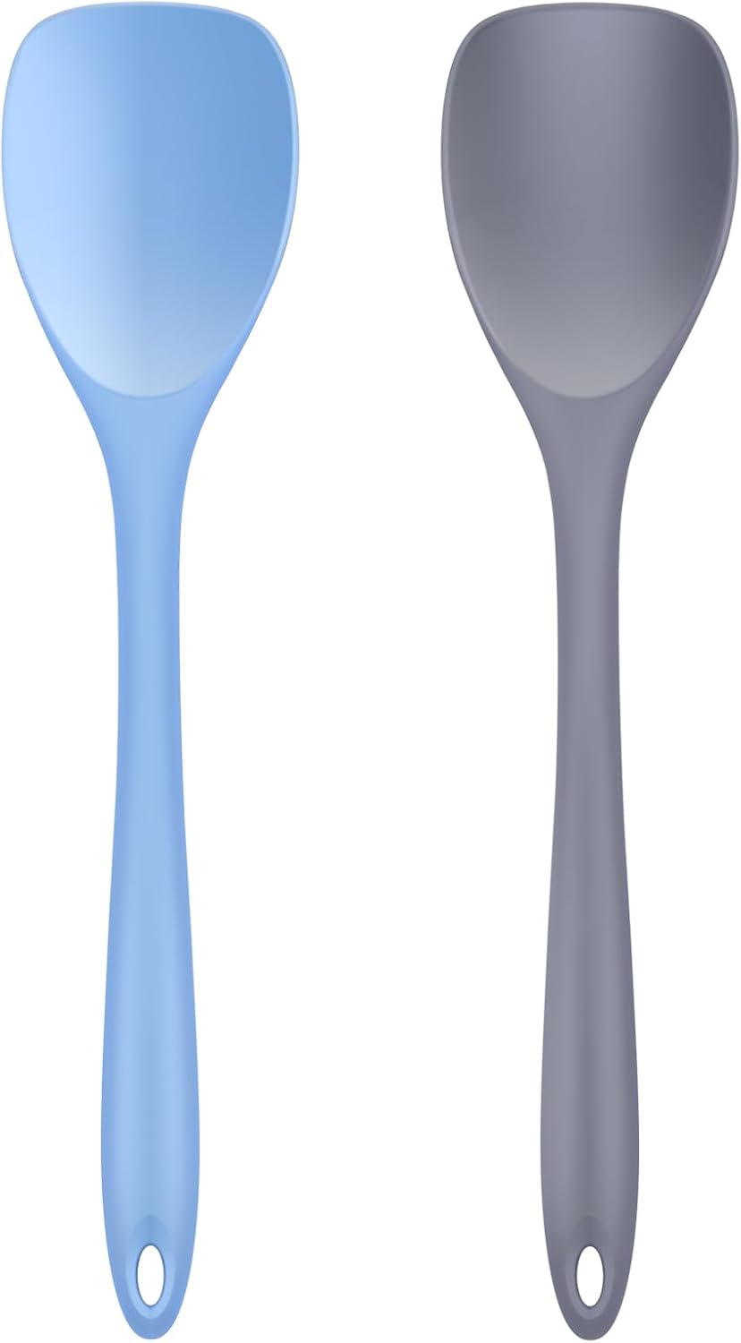Silicone Spoonula Set Heat Resistant Seamless Non Stick