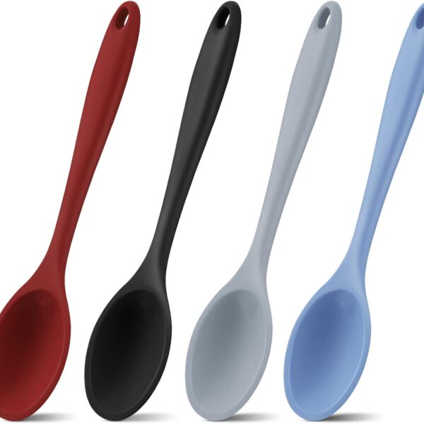 Silicone Cooking Spoon Food Grade Heat Resistant Non Stick Dishwasher Safe