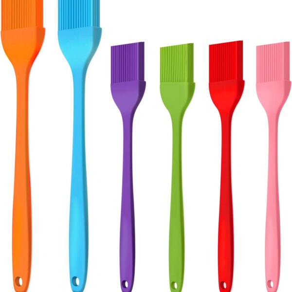 Silicone Basting Brush Set Heat Resistant For Sauce Marinade BBQ Baking And Grilling