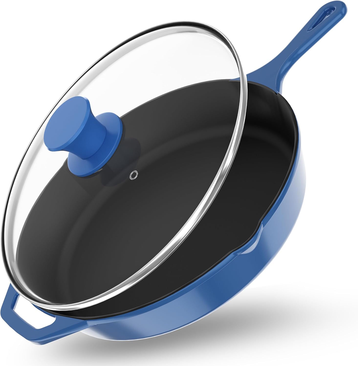 Pre Seasoned Cast Iron Skillet for Stovetop Oven Grill and Campfire